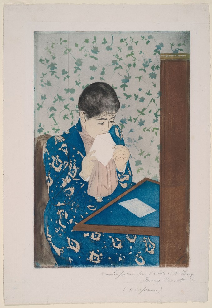 Mary Cassatt – The Letter (1890-91)- Art Institute of Chicago