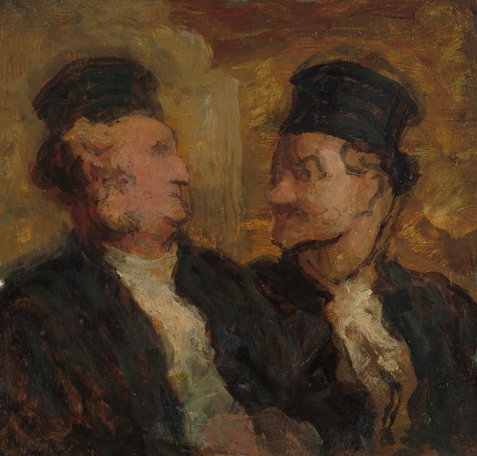 Processuale, avvocatura – Honoré Victorin Daumier – Two Lawyers (1860) – Art Institute of Chicago