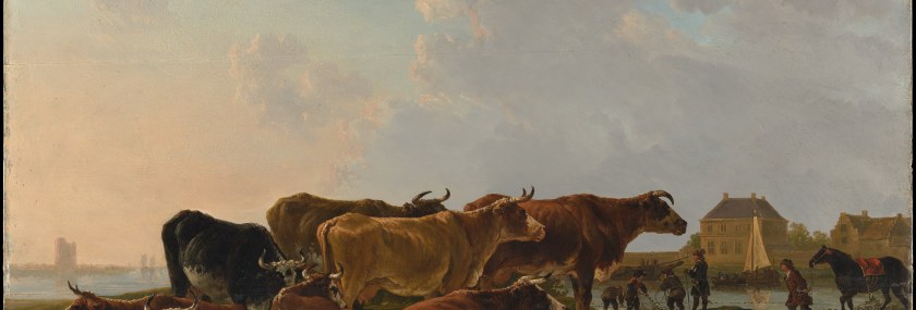 Agricoltura – Jacob van Strij – Landscape with cattle (1800) – MOMA