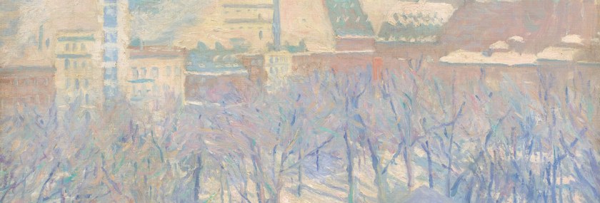 Ambiente – Allen Tucker – Madison Square, Snow (1904) – National gallery of art Washington